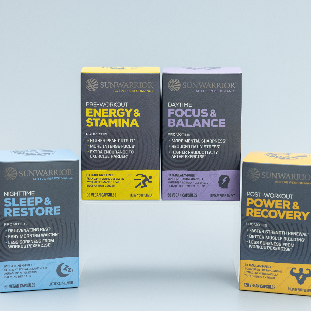 Sunwarrior Post-Workout Active Capsules - Power & Recovery