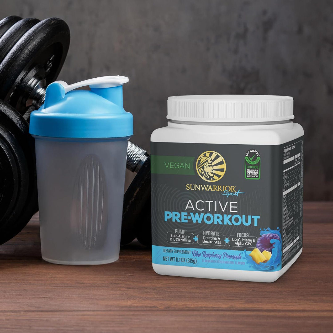 X- TRA Blue Raspberry Pineapple Active Pre-Workout Drink Powder