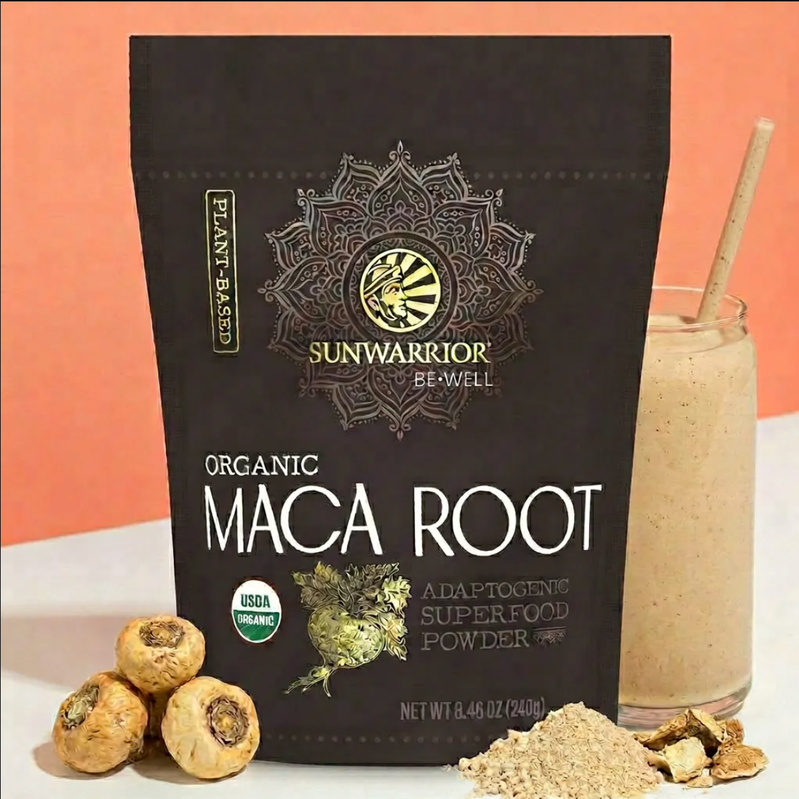 Be Well Maca Powder Mix- Organic, Plant-Based, Adaptogenic