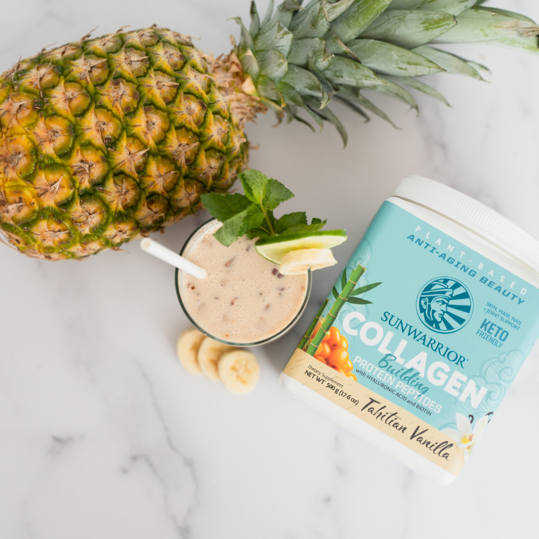 X-TRA Tahitian Vanilla Collagen Drink Powder - Vegan, Plant-Based