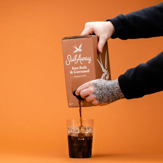 Cold Brew 96oz Box Tap – Ready-to-Drink, SEA SALT & CARAMEL: 1 Box / 16 Servings (Sea Salt & Caramel)