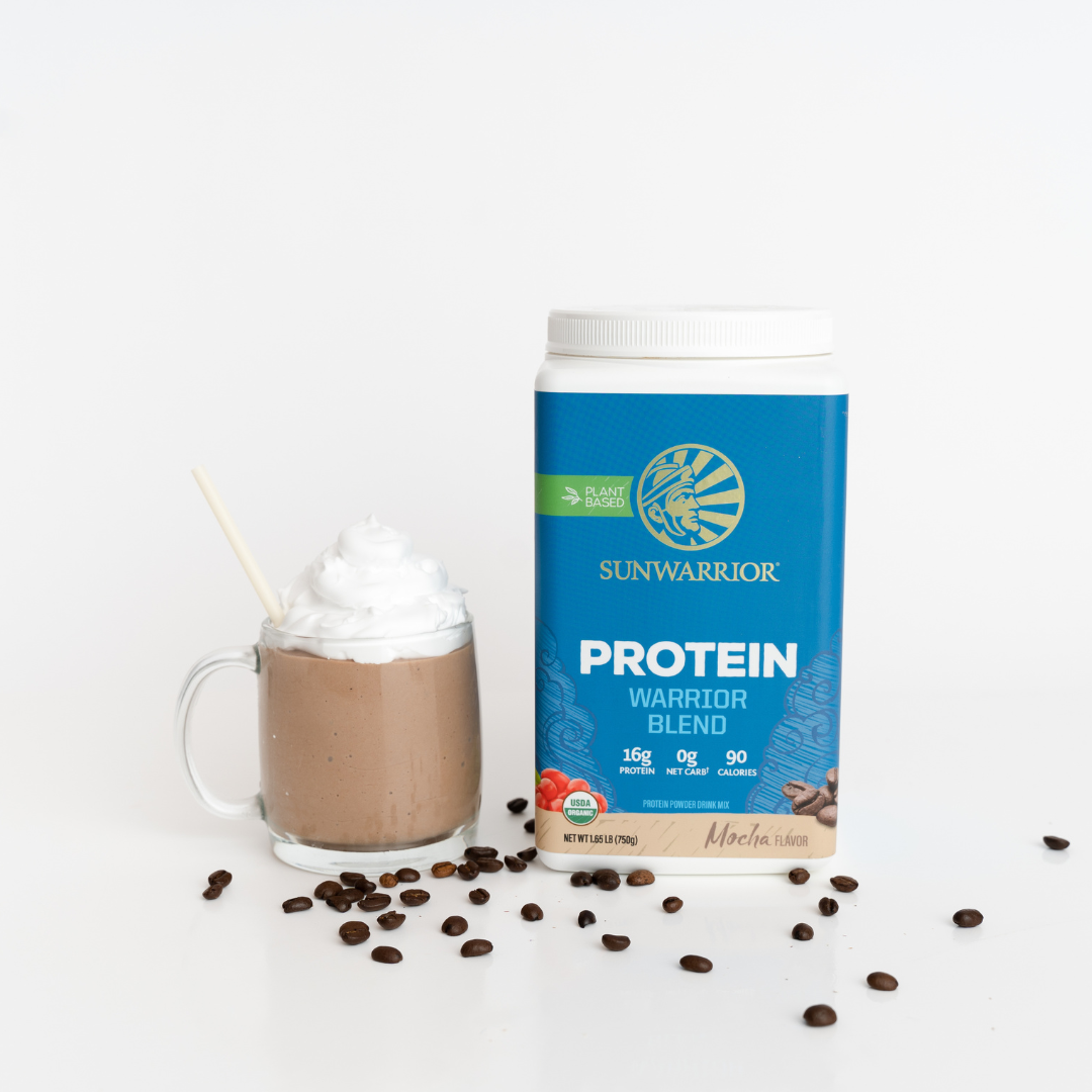 Warrior Blend Mocha Protein - Pea Protein Powder: 375g