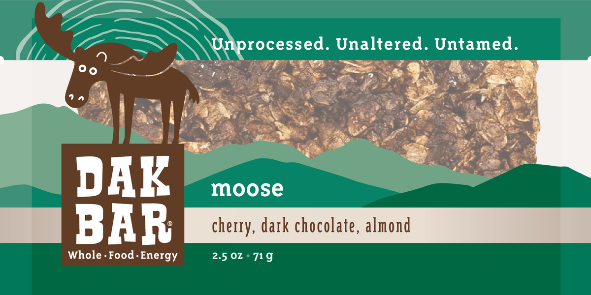 X-TRA Moose Bar - Dark Chocolate, Almonds & Cherries Snack Bar