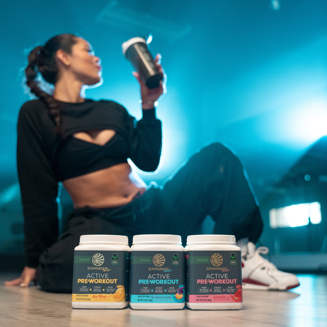 X- TRA Blue Raspberry Pineapple Active Pre-Workout Drink Powder