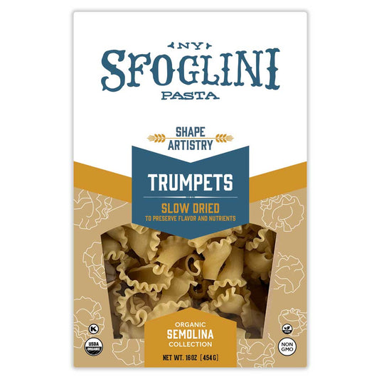 X - TRA Trumpets, Organic Durum Semolina Pasta