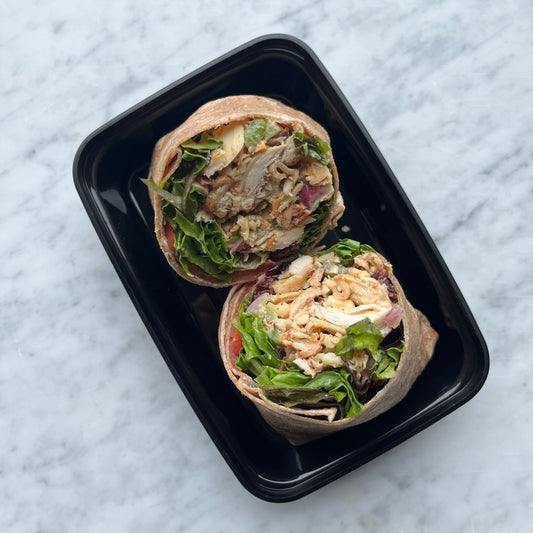 Apple Almond Chicken Salad Wrap