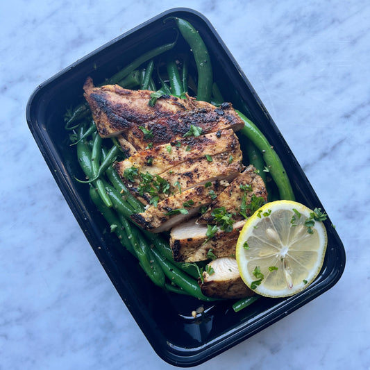 Low Carb Lemon Pepper Chicken & Green Beans, GF, DF