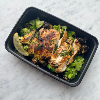 Low Carb Lemon Pepper Chicken, Mashed Potatoes & Mixed Vegetables, GF