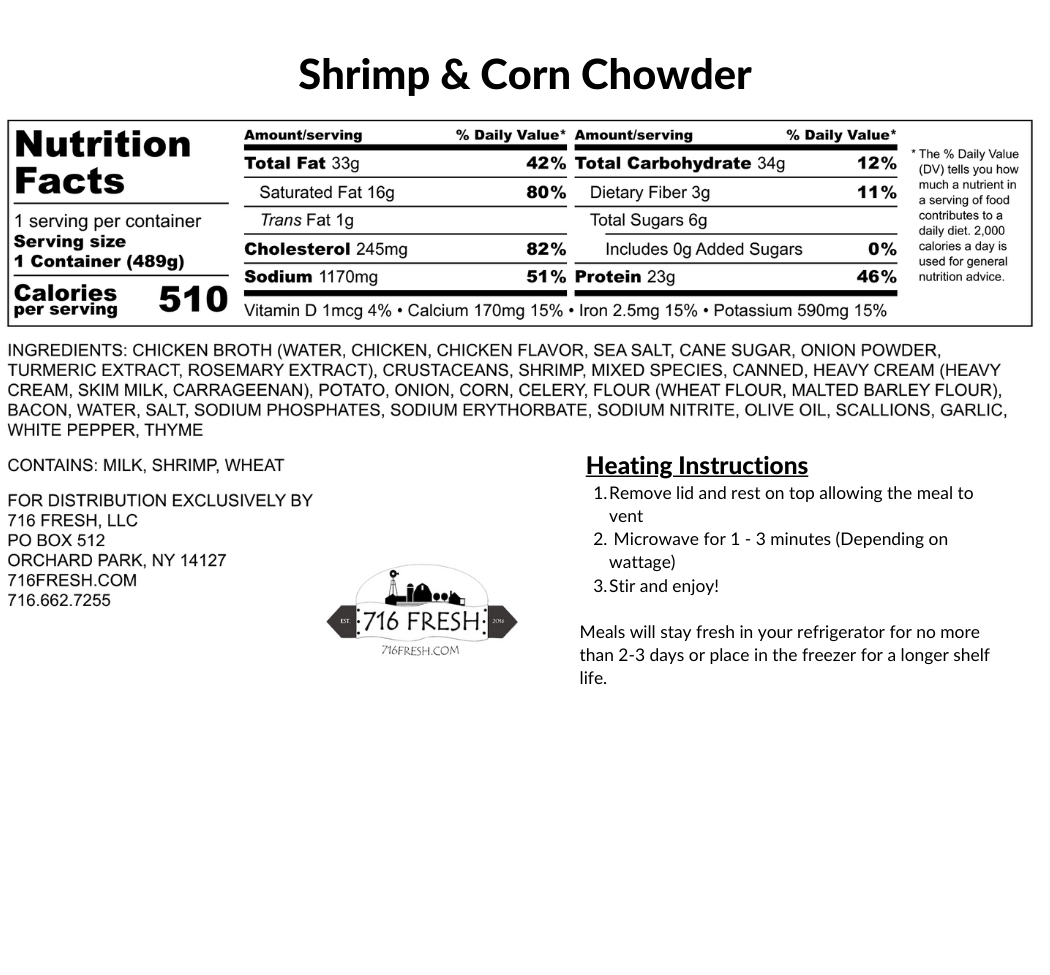 Shrimp & Corn Chowder