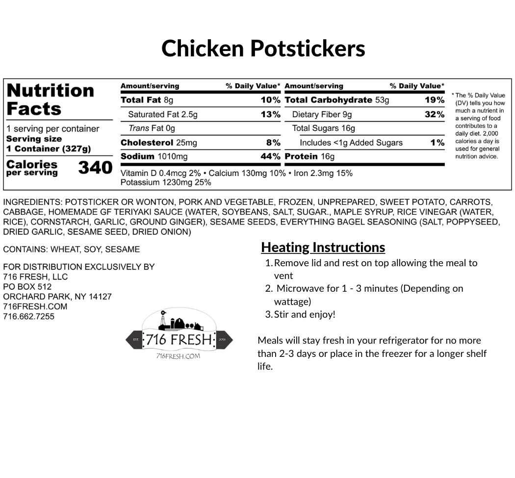 Chicken Potstickers