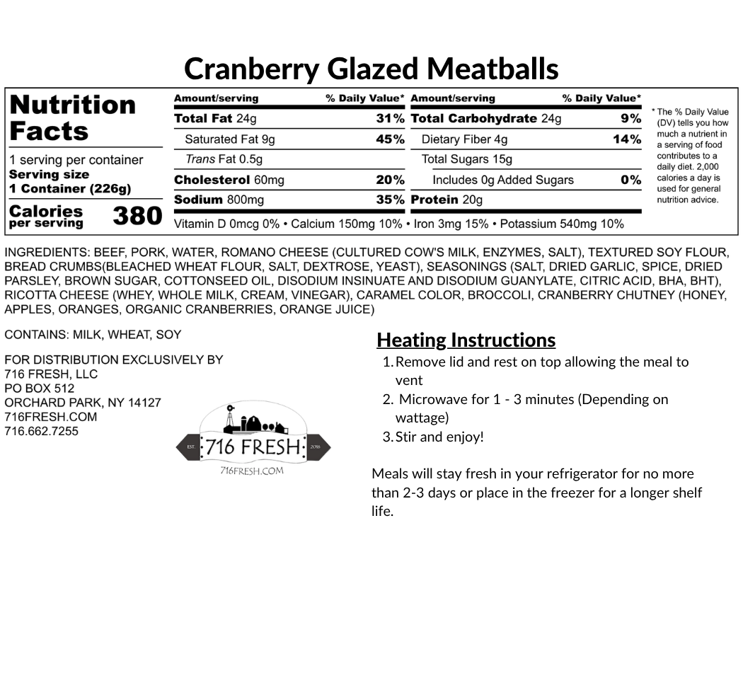 Cranberry Glazed Meatballs