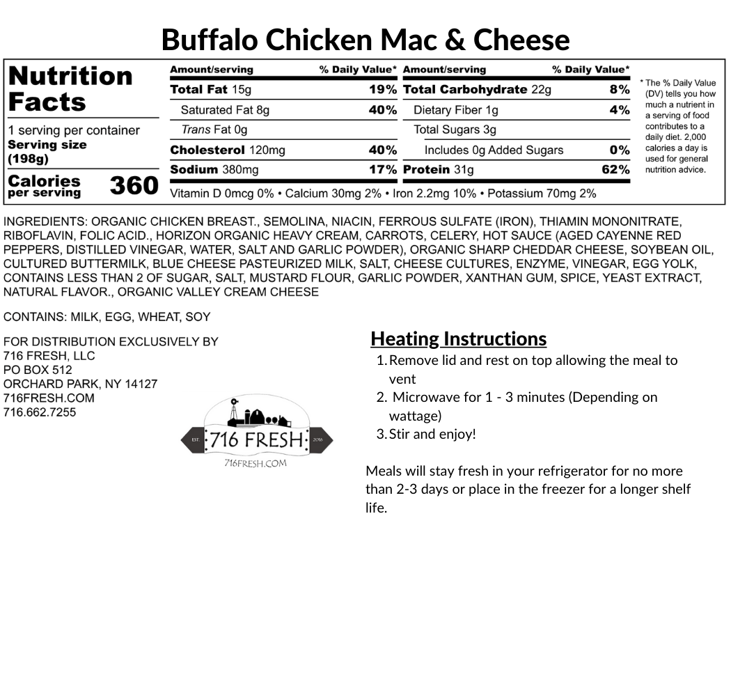 Buffalo Chicken Mac & Cheese