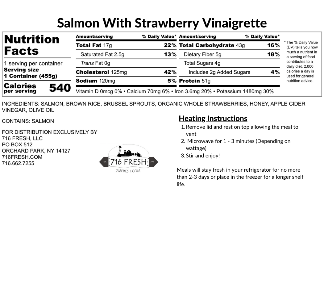 Salmon With Strawberry Vinaigrette