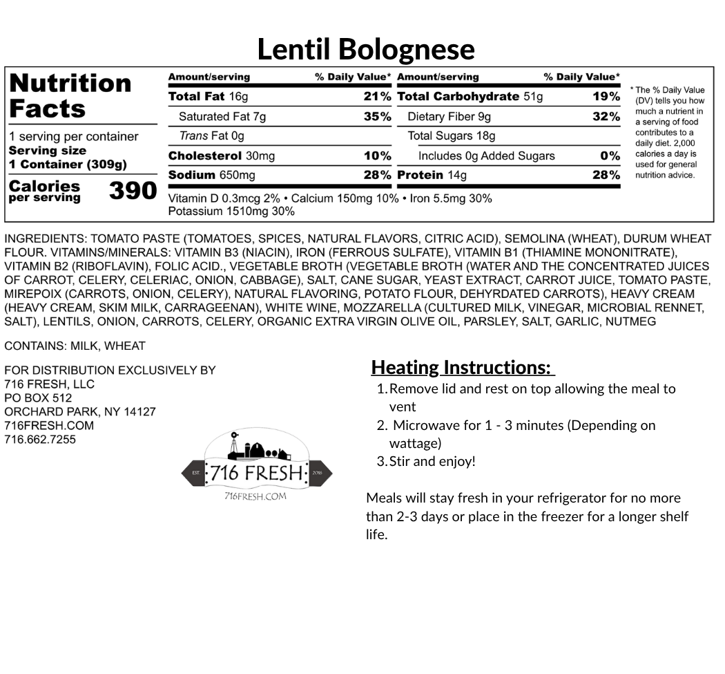 Lentil Bolognese