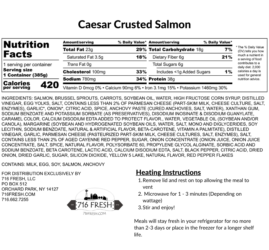 Caesar Crusted Salmon