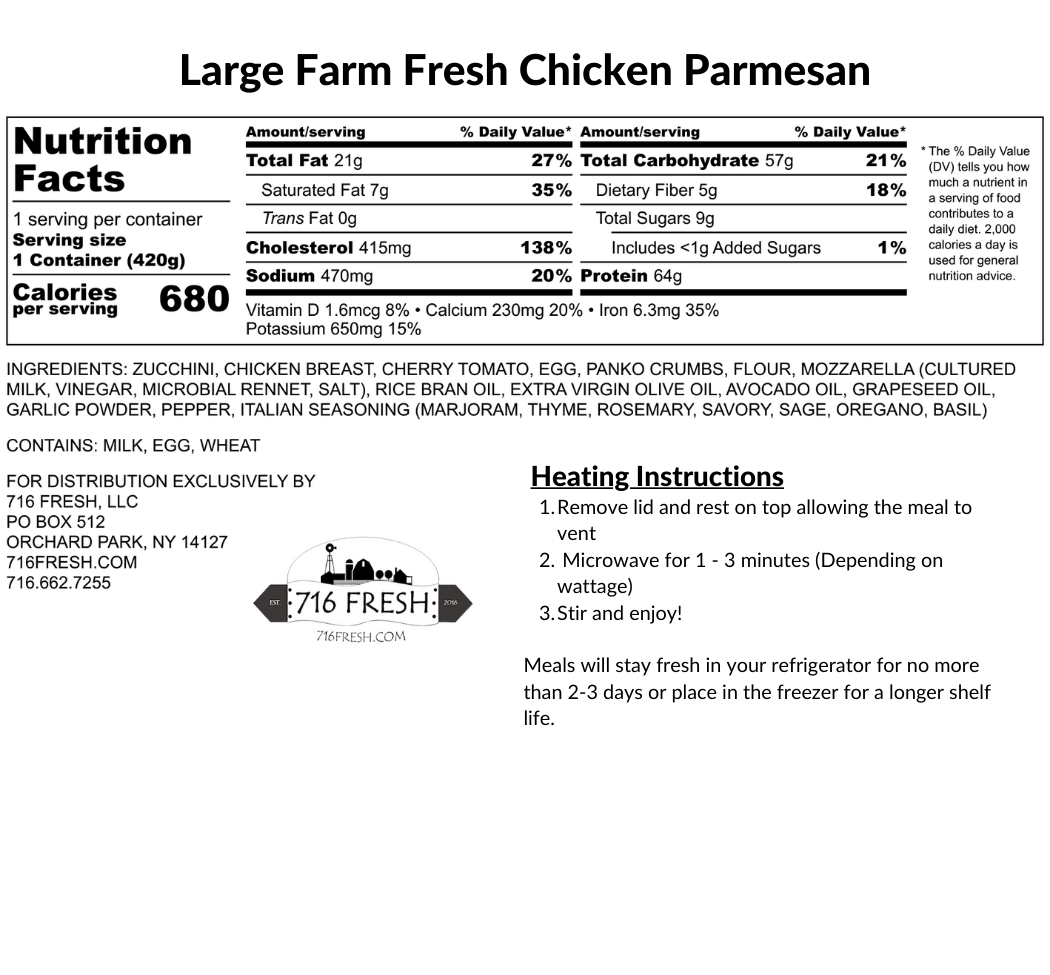 Farm Fresh Chicken Parmesan