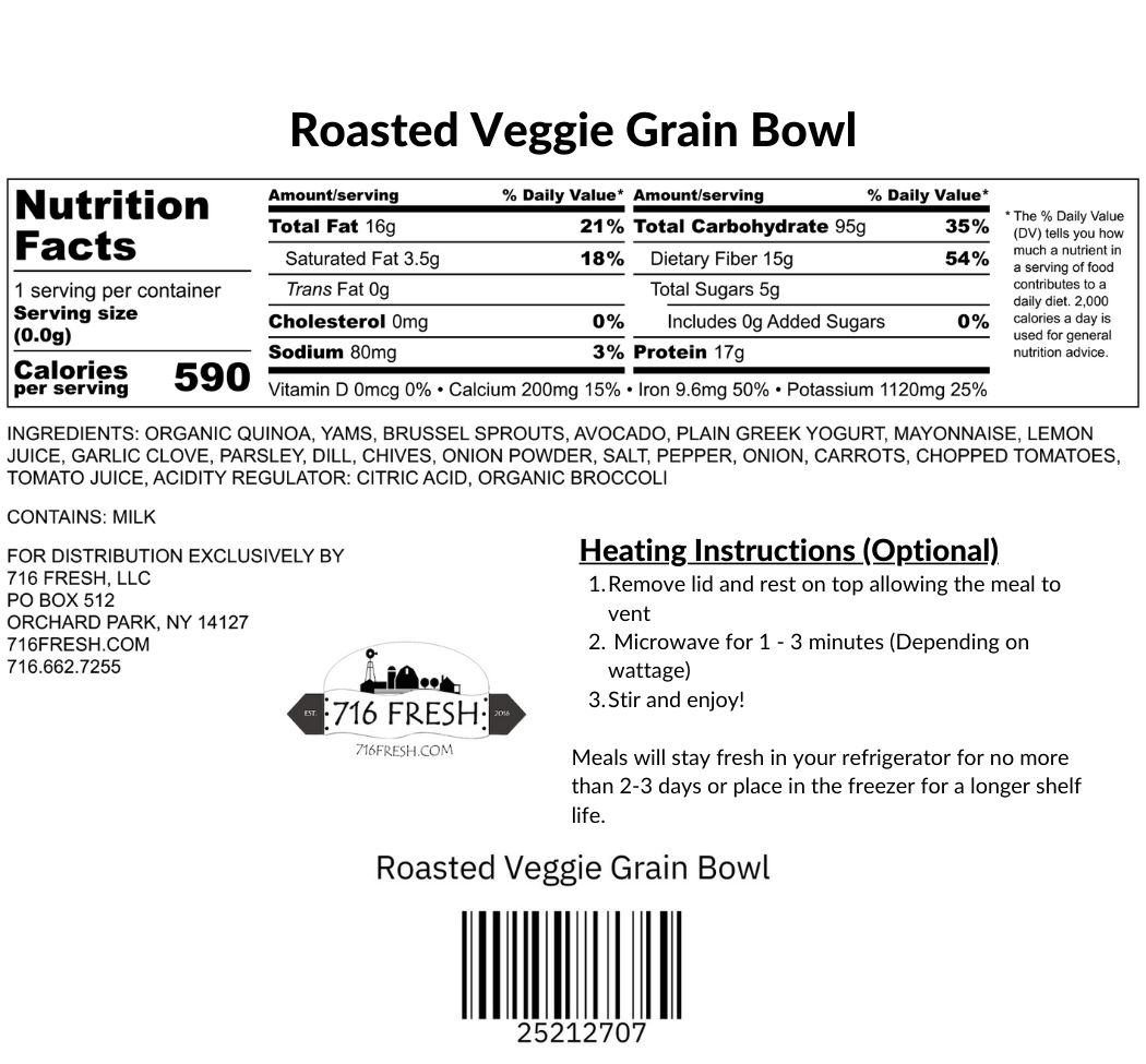 Roasted Veggie Grain Bowl