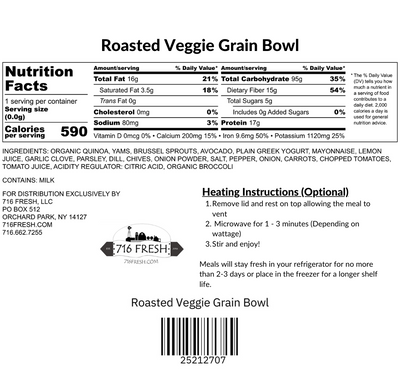 Roasted Veggie Grain Bowl