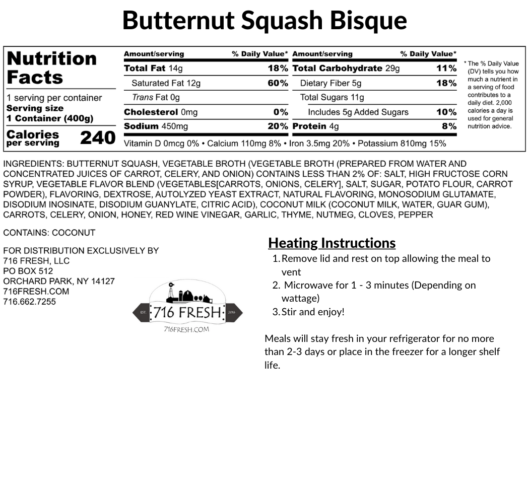Butternut Squash Bisque