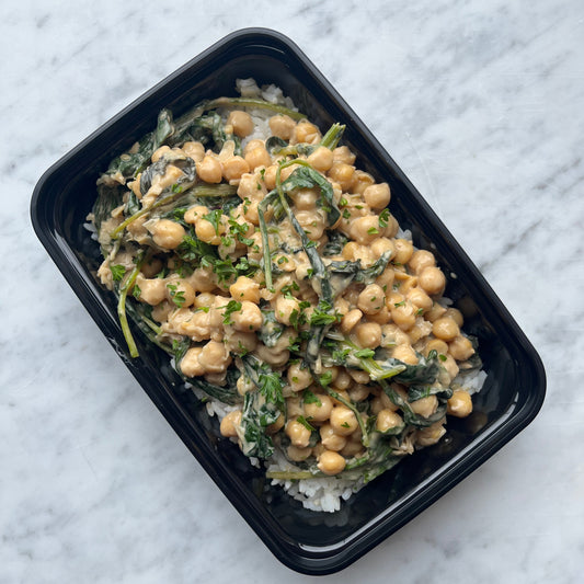 Peanut Chickpea Bowl, GF, DF, VG, V