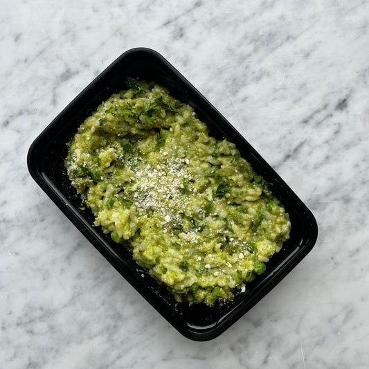 Fennel & Green Pea Risotto, GF, VG