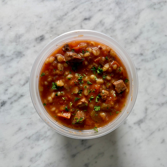 Beef Barley Soup, DF