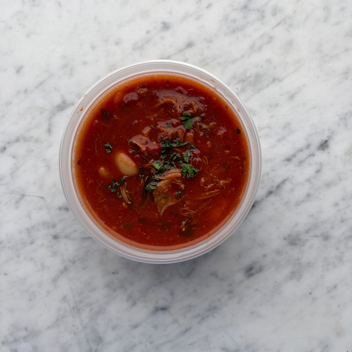 Pulled Pork and White Bean Soup