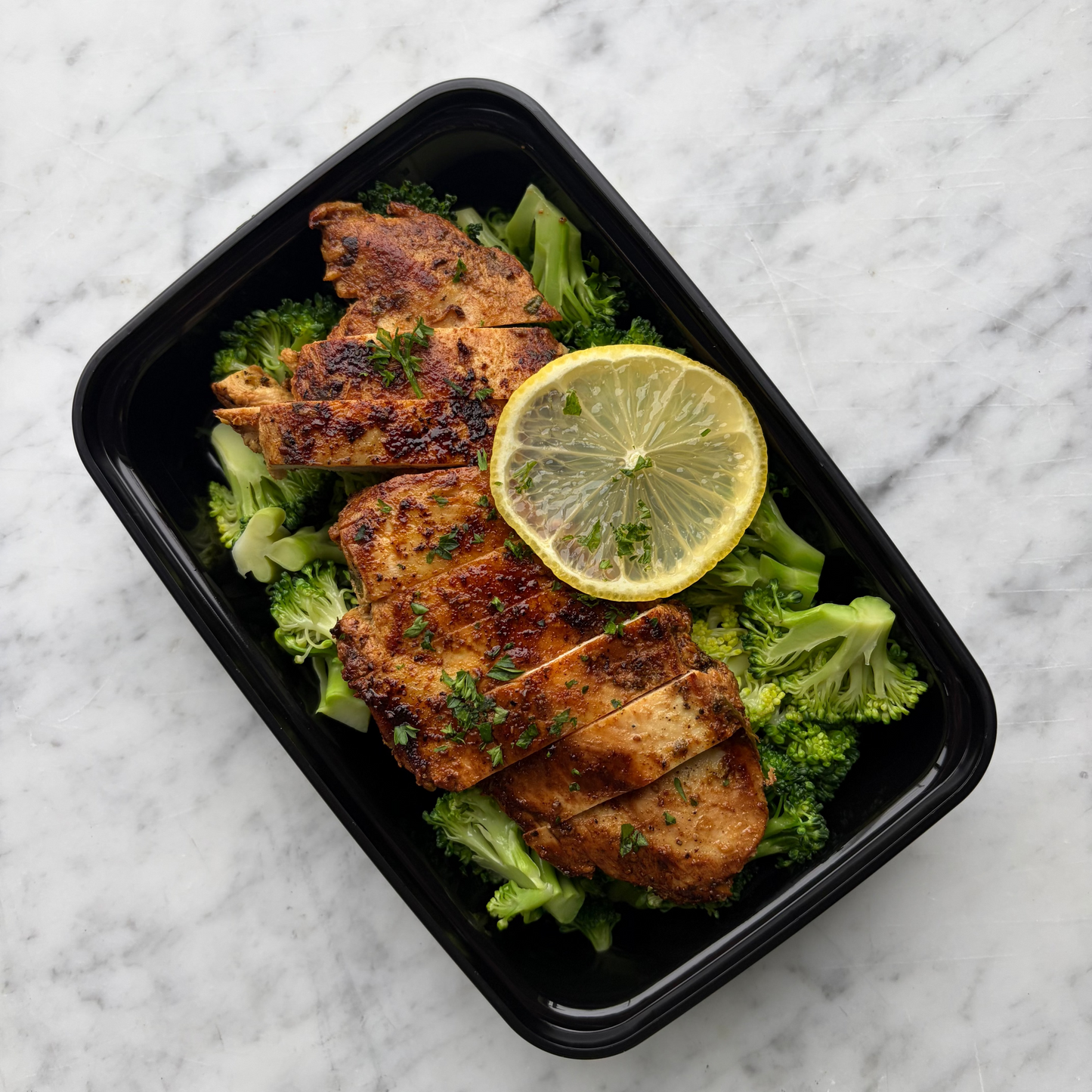 Low Carb Lemon Pepper Chicken & Broccoli