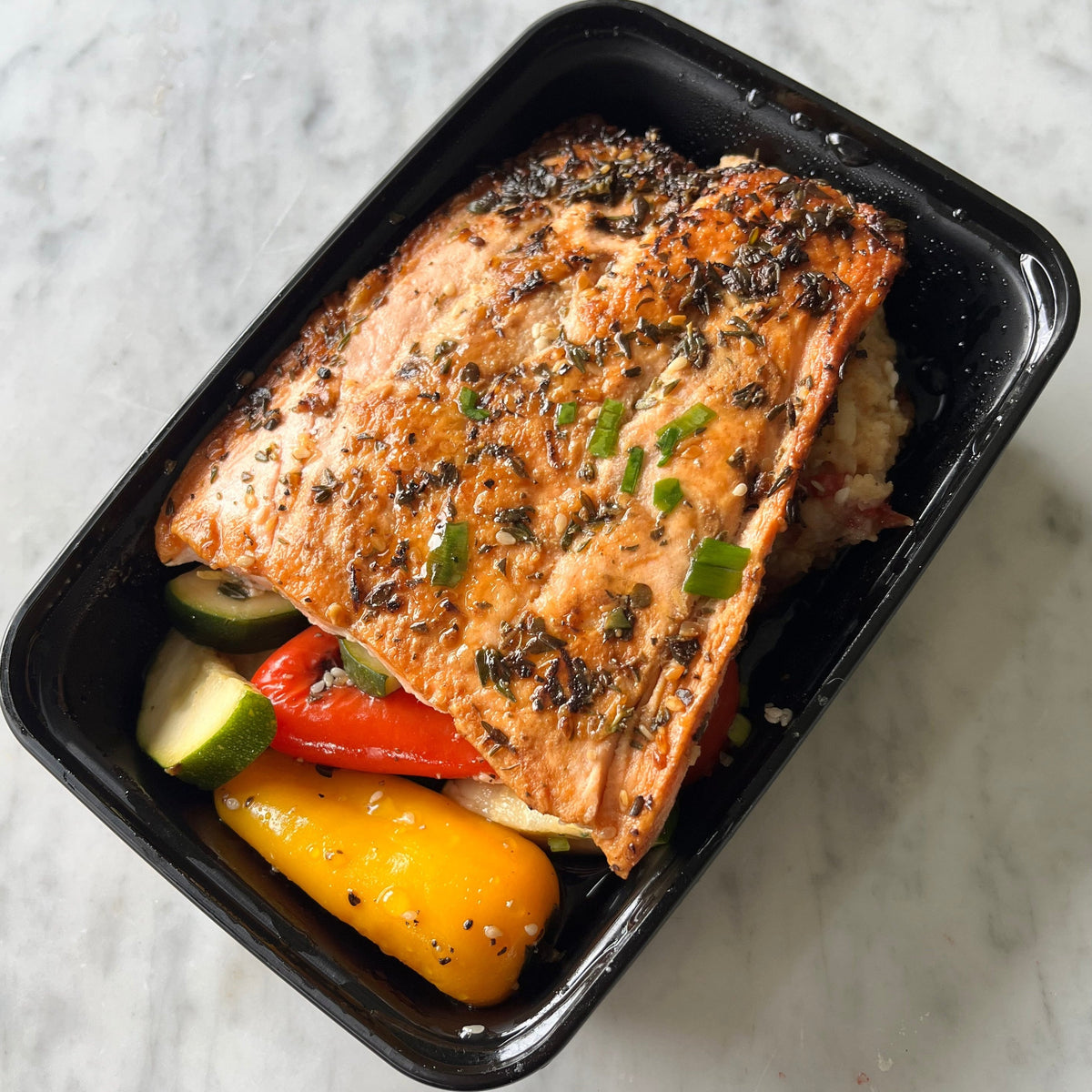 Baked Jerk Salmon, GF, DF