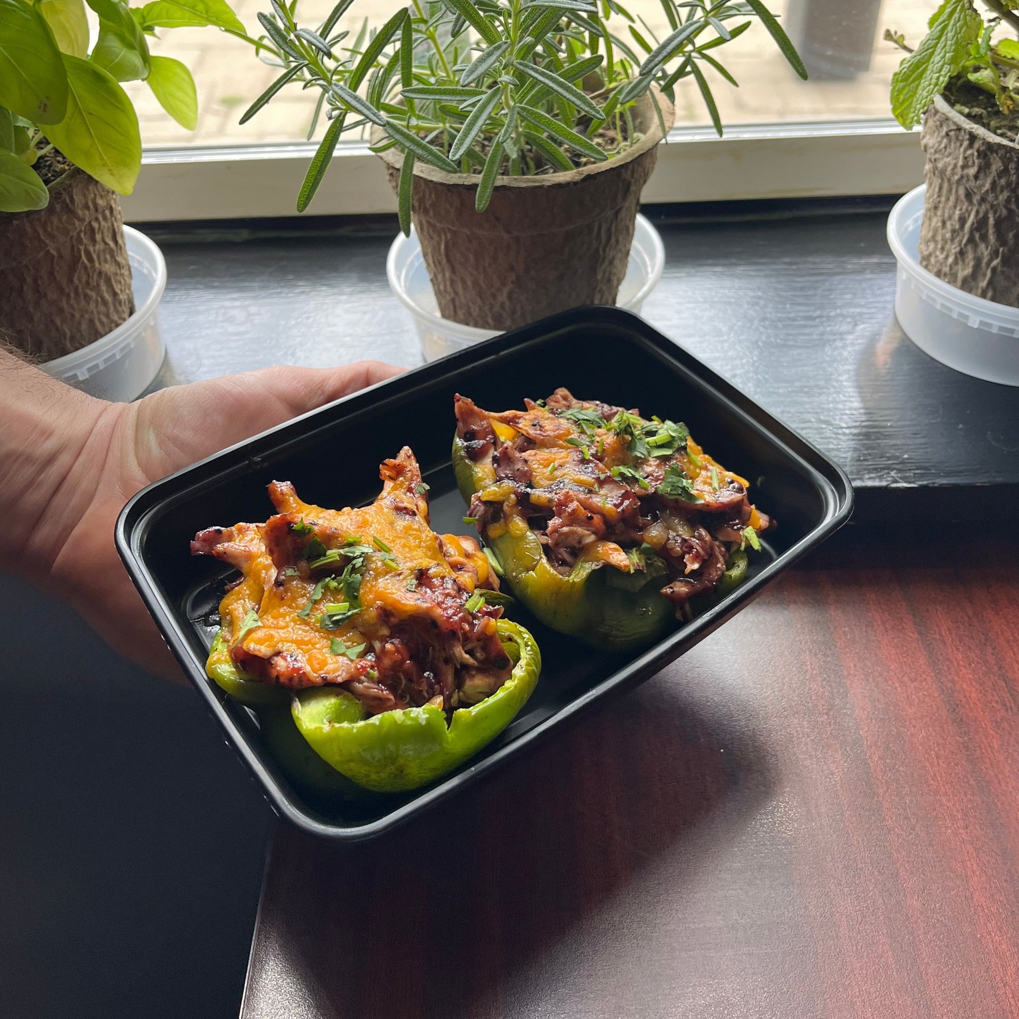 Blueberry BBQ Stuffed Pepper, GF