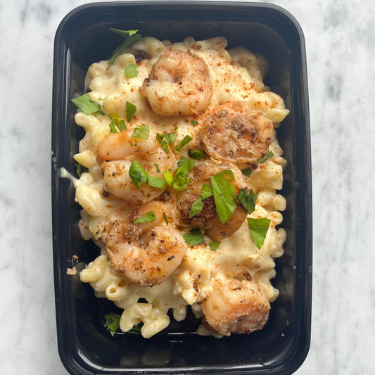Garlic Shrimp Mac & Cheese
