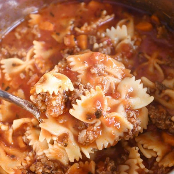 Beef Lasagna Soup