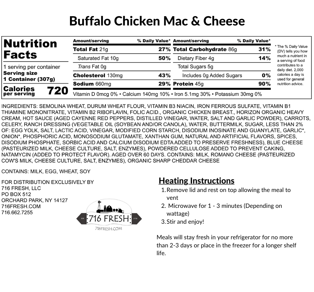 Buffalo Chicken Mac & Cheese