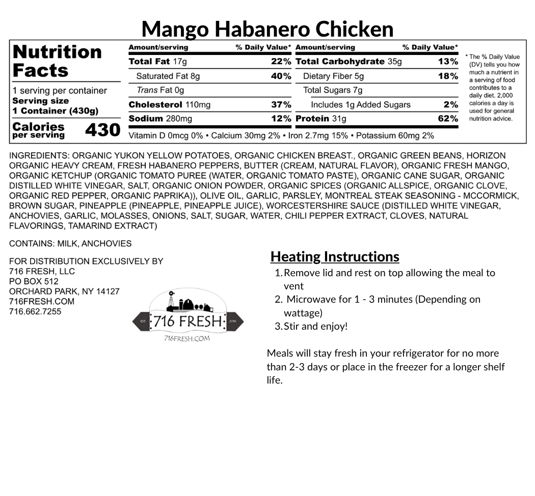 Mango Habanero Chicken