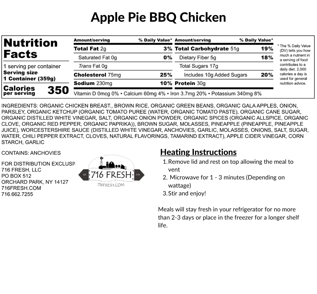 Apple Pie BBQ Chicken