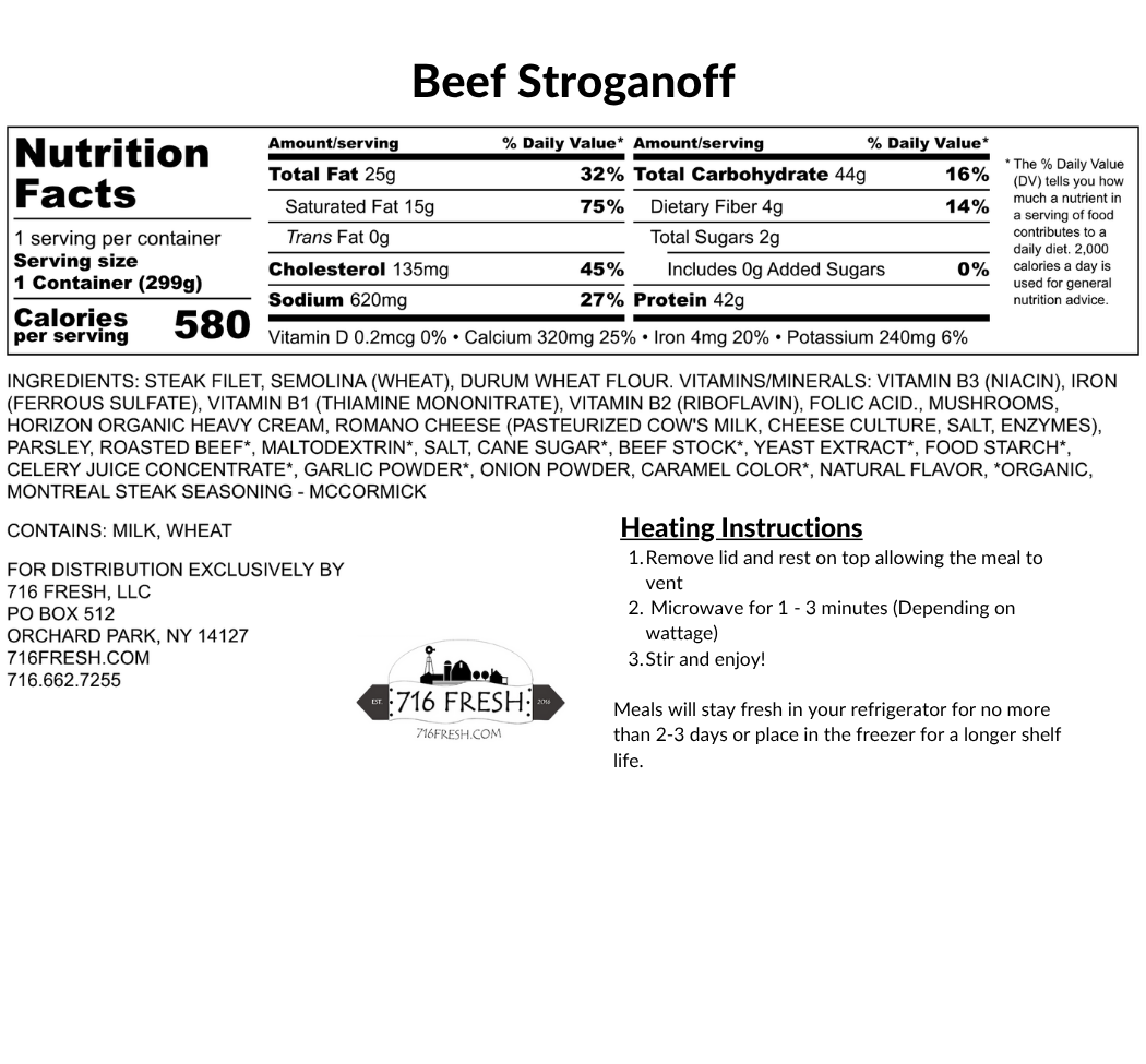 Beef Stroganoff