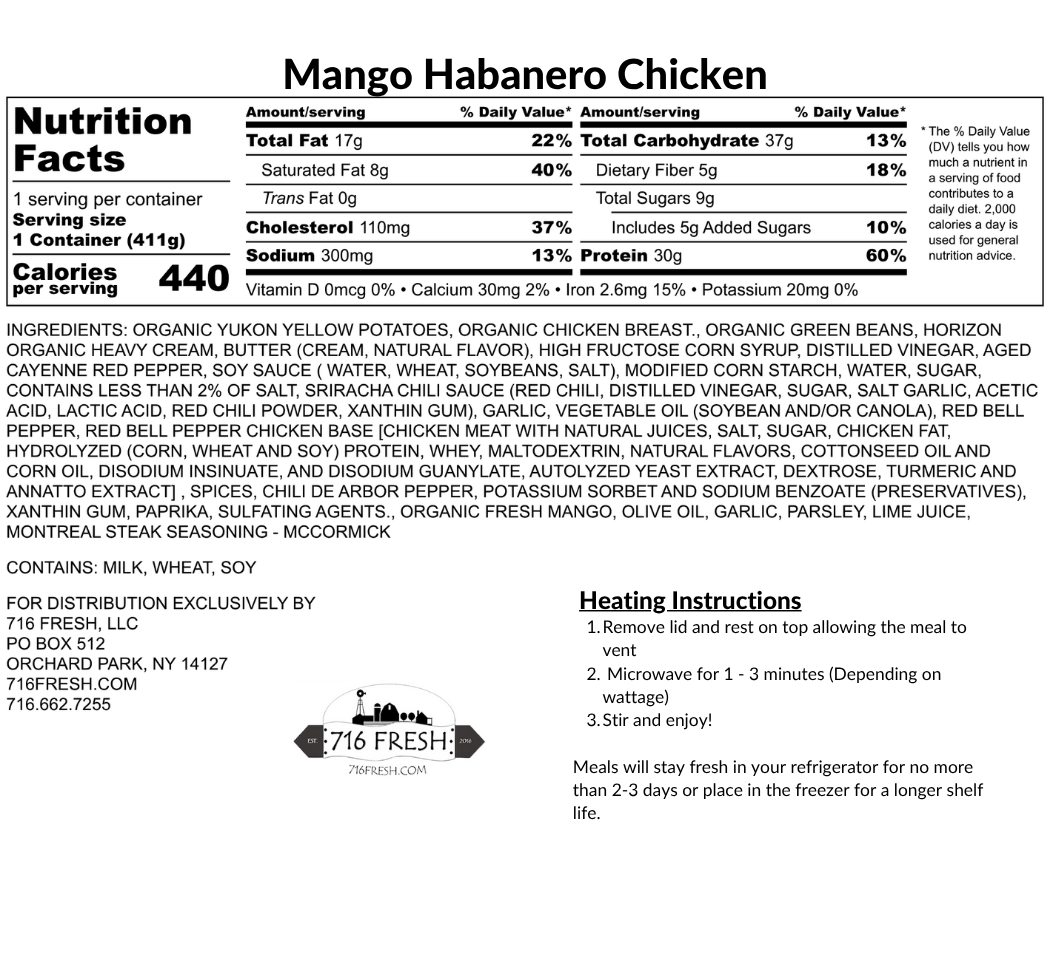 Mango Habanero Chicken