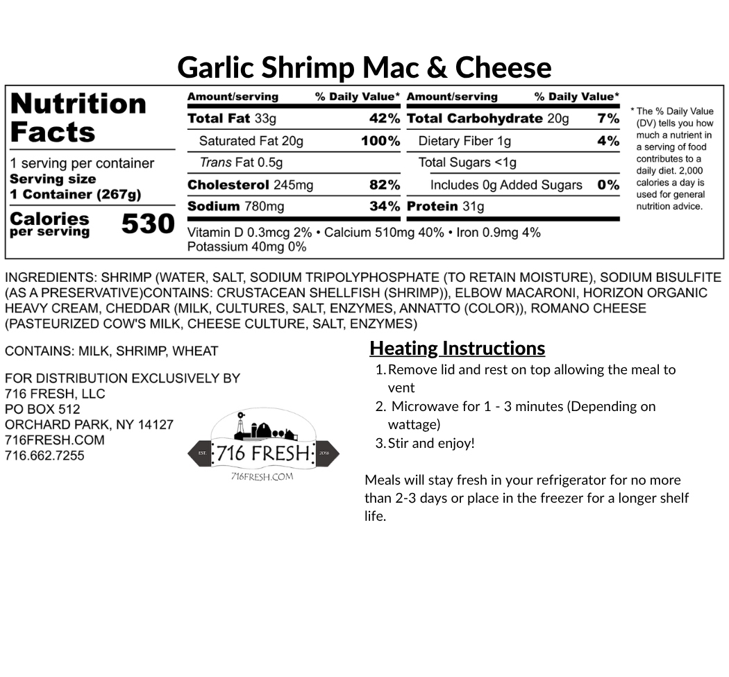 Garlic Shrimp Mac & Cheese