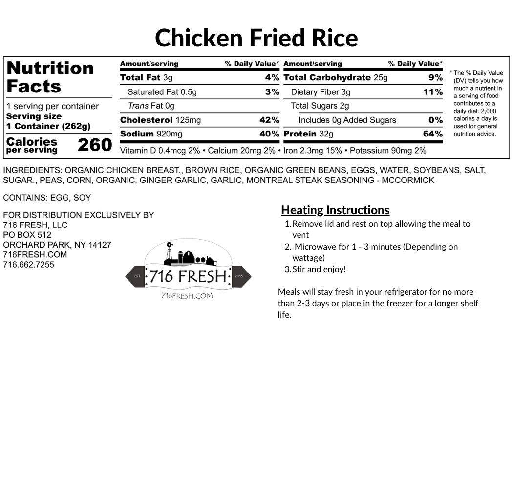 Chicken Fried Rice, GF