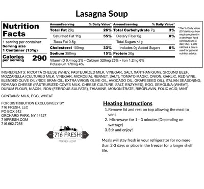 Beef Lasagna Soup