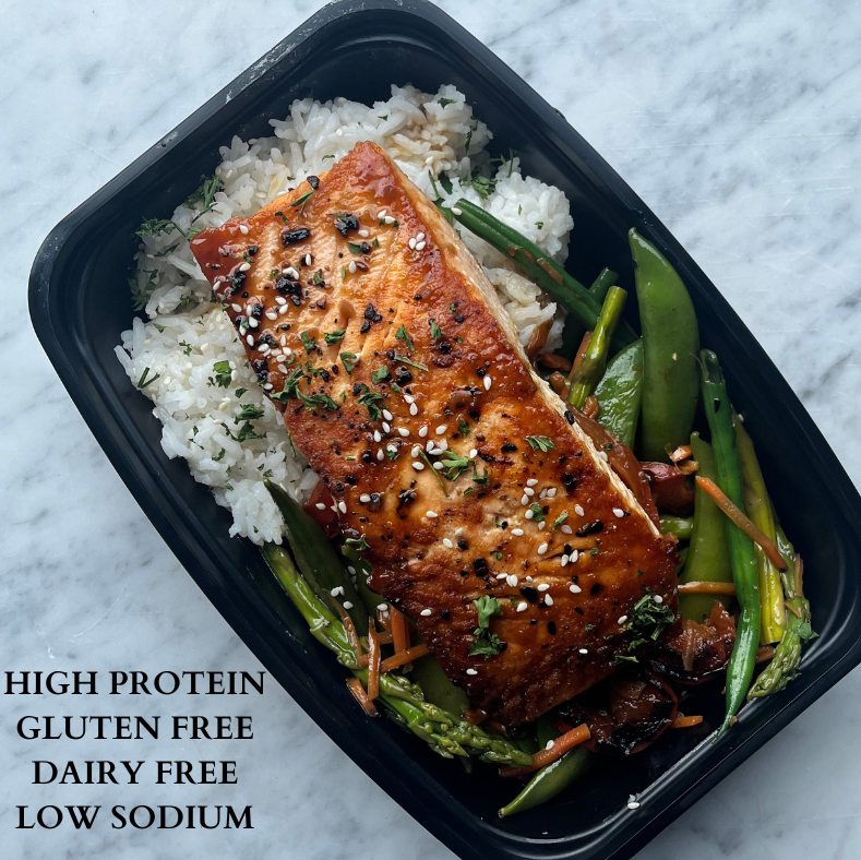 Teriyaki Salmon With Asian Vegetables