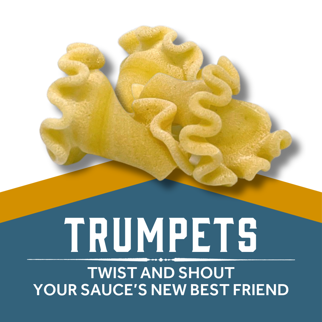 X - TRA Trumpets, Organic Durum Semolina Pasta