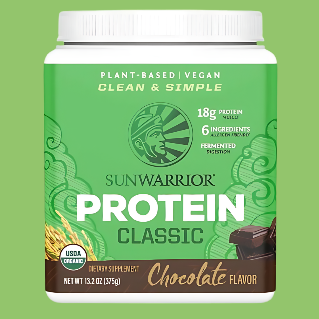 Classic Chocolate - Vegan Brown Rice Protein Powder: 375g