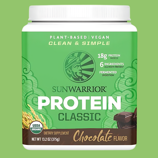 Classic Chocolate - Vegan Brown Rice Protein Powder: 375g