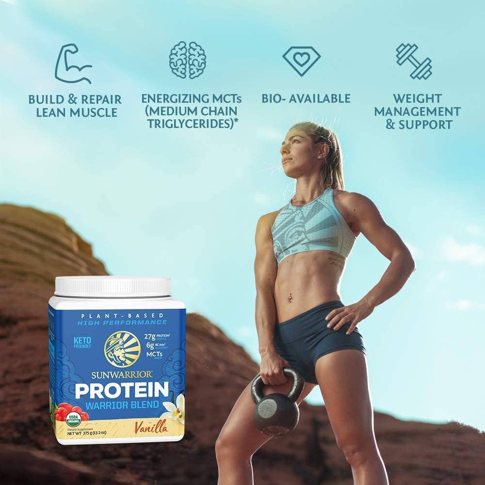 Warrior Blend Vanilla Protein - Pea Protein Powder: 375g
