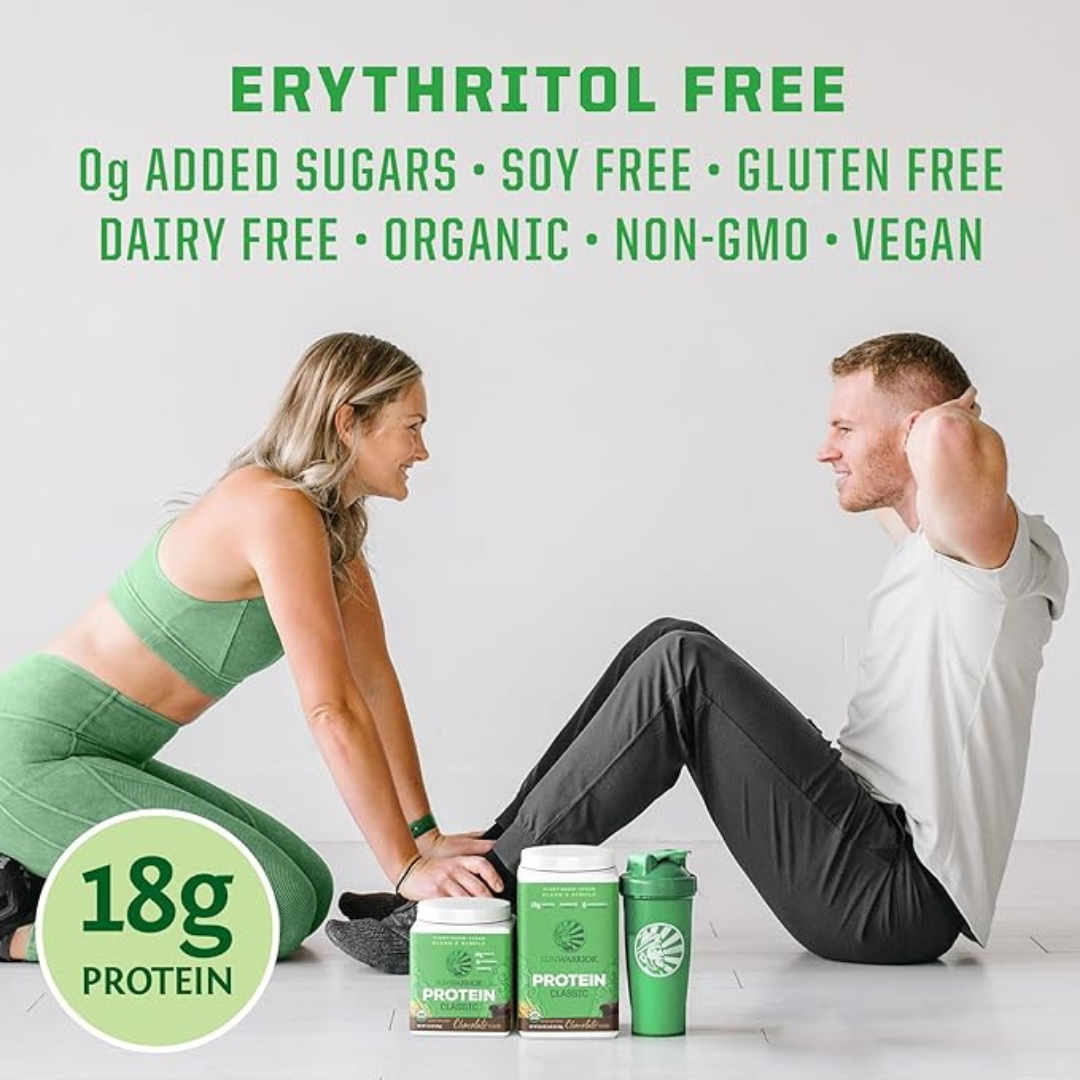 Classic Chocolate - Vegan Brown Rice Protein Powder: 375g