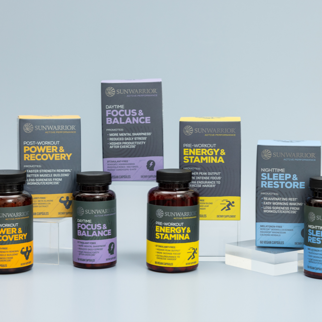Sunwarrior Post-Workout Active Capsules - Power & Recovery