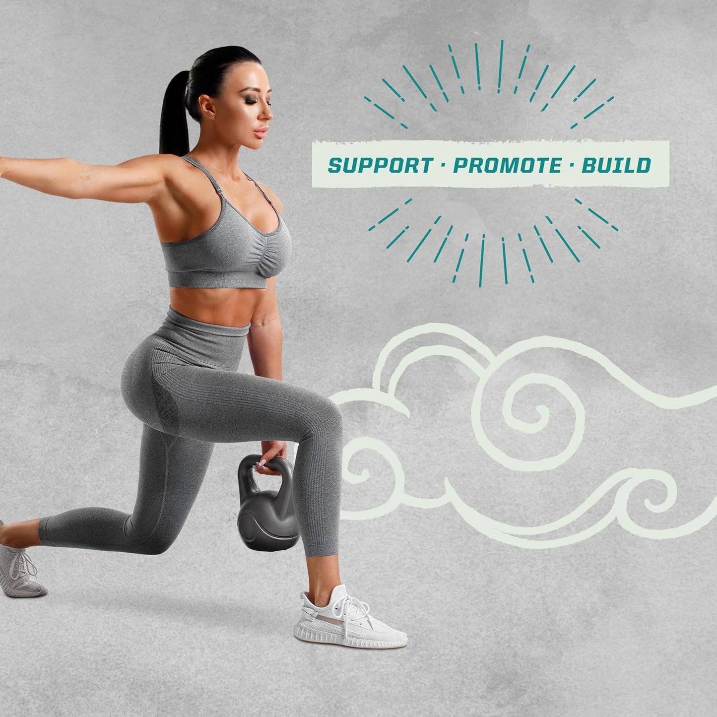 Unflavored Active Creatine Drink Powder - Vegan, 300 grams