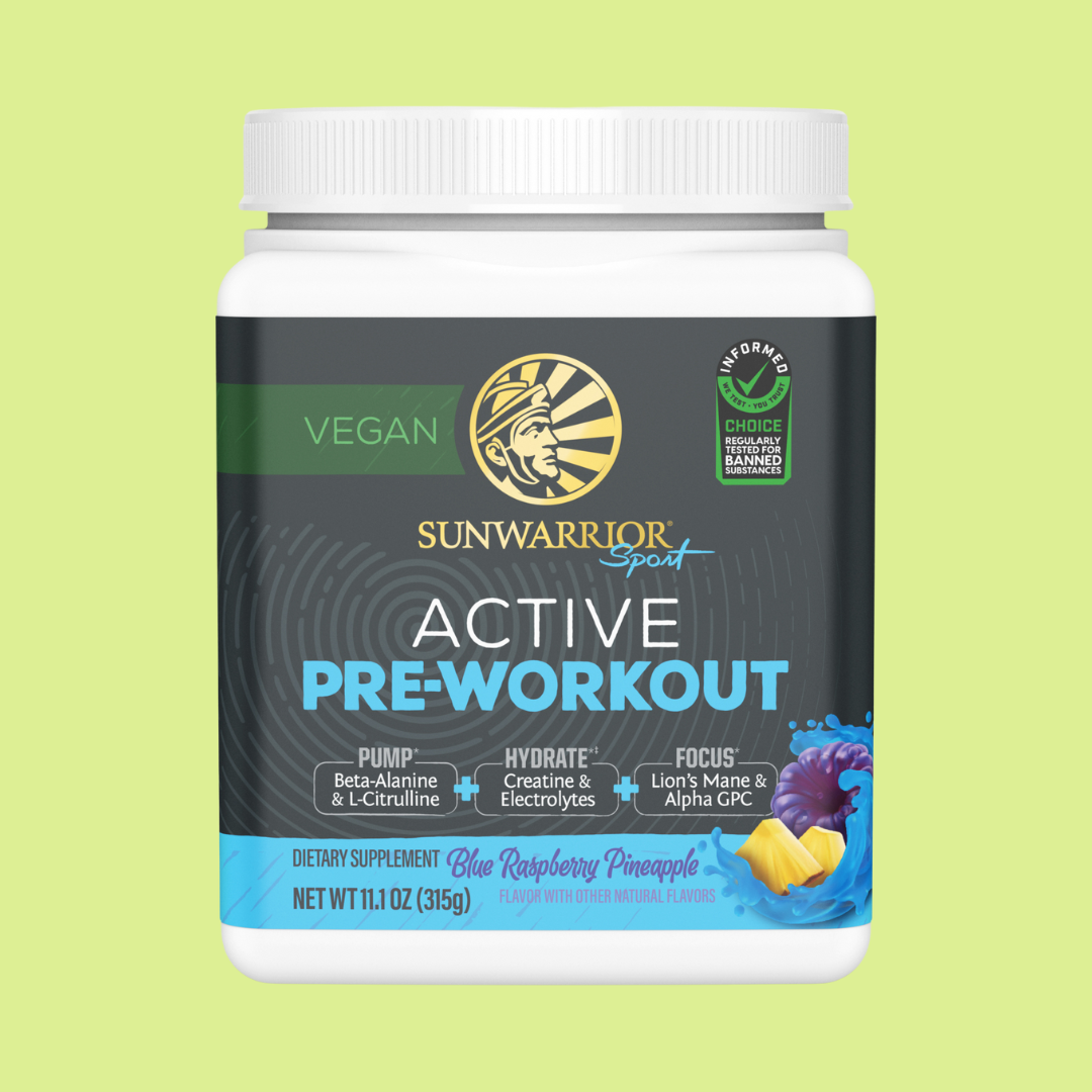 X- TRA Blue Raspberry Pineapple Active Pre-Workout Drink Powder