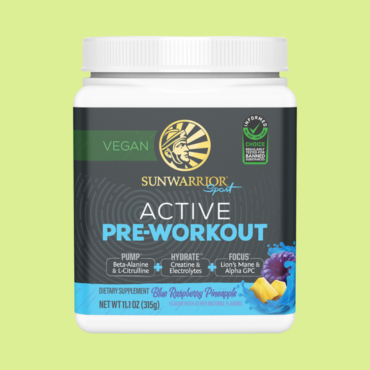 X- TRA Blue Raspberry Pineapple Active Pre-Workout Drink Powder